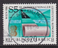 Austria 1986 geotextile d'occasion  Expédié en Belgium