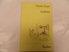 Günter grass reclam gebraucht kaufen  Bad Nenndorf