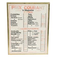 Vintage butcher deli d'occasion  Expédié en Belgium
