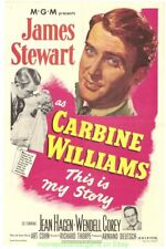CARTAZ DO FILME CARBINE WILLIAMS JIMMY STEWART 1952 comprar usado  Enviando para Brazil