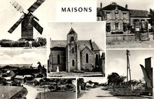 Cpsm maisons eglise d'occasion  Gennevilliers