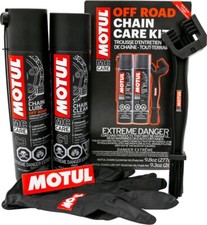 Kit de cuidados com corrente Motul off-road limpeza de corrente e lubrificante de corrente 109788, usado comprar usado  Enviando para Brazil