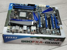 Placa-mãe MSI 990FXA-GD80 e processador CPU AMD FX-8350 4.0Ghz AM3+ AM3b FX8350 comprar usado  Enviando para Brazil