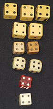 Usado, VINTAGE - DADOS - PLÁSTICO, RESINA E MADEIRA - DADOS DE JOGO DE MESA (11) - ORIGINAL comprar usado  Enviando para Brazil