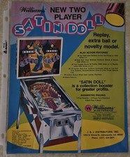 Williams satin doll for sale  Applegate