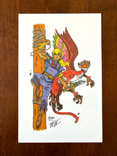 Piratas da Água Escura 4,25 x 5,5 polegadas mini impressão/pôster assinado anos 90 arte de TV infantil comprar usado  Enviando para Brazil