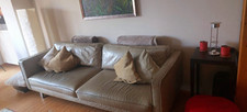 Beige ledercouch gebraucht kaufen  Düsseldorf