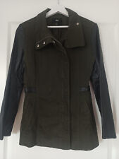 Jacke military lederärmel gebraucht kaufen  Bisingen