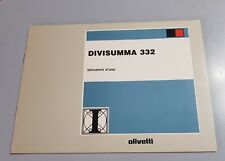 Olivetti divisumma 332 usato  Marino