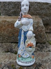 Faience statue vierge d'occasion  Longué-Jumelles