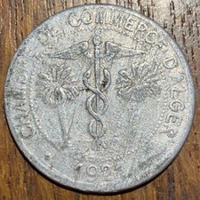 Piece centimes 1921 d'occasion  Senlis