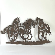 Running horses metal for sale  South Jordan
