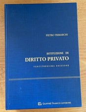 Istituzioni diritto privato usato  Milano