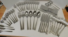 Usado, Lote misto de 52 peças de talheres de aço inoxidável 18/10 Lenox? comprar usado  Enviando para Brazil