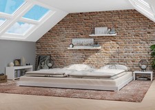 Weißes niederflurbett 200x200 gebraucht kaufen  Neuhaus
