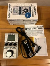 Pedal de efeitos Zoom MS-50G com interruptor de pé externo e cabo estéreo usado, usado comprar usado  Enviando para Brazil