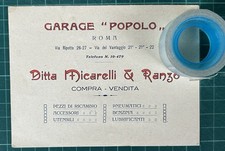 Raro cartoncino pubblicitario usato  Torino