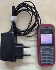 Nokia 1208 Schwarz Rot Geprüft Händler Volle Funktion Garantie Accu Neu Komplett comprar usado  Enviando para Brazil