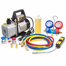 Bomba de vácuo XtremepowerUS 4CFM refrigeração HVAC coletor CA torneira r134 comprar usado  Enviando para Brazil