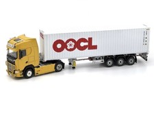 SCANIA 730S - with Trailer & 40" Container OOCL  - yellow - Unique 1:64 comprar usado  Enviando para Brazil