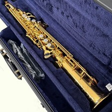 novo 82ZR saxofone soprano Bb latão ouro laca reto saxofone profissional comprar usado  Enviando para Brazil