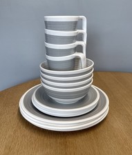 Piece melamine dinner for sale  CHESTERFIELD