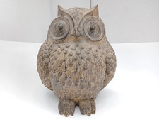 Estatueta estilo retrô grande coruja decoração para casa, usado comprar usado  Enviando para Brazil