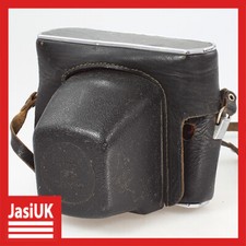 Estojo de câmera de couro preto soviético russo CCCP USSR com alça para KMZ ZENIT 12xp comprar usado  Enviando para Brazil