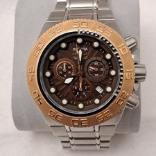 Relógio masculino Invicta Subaqua Noma IV menino suíço mostrador marrom quartzo 45mm 10846 comprar usado  Enviando para Brazil