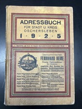 Einwohnerbuch stadt scherslebe gebraucht kaufen  Halberstadt