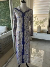 Moroccan jellaba silk d'occasion  Expédié en Belgium