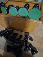 Staunton piece chess for sale  BIRMINGHAM