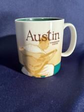 Caneca AUSTIN Starbucks Coffee 2011 ícone global 16 oz cerâmica City Cup guitarra Texas comprar usado  Enviando para Brazil