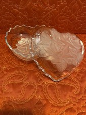 Heart shaped glass for sale  Brandon