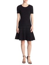 Usado, NOVO Vestido Akris Punto Preto Veludo Polka Dot - Tamanho 2 #D4283 comprar usado  Enviando para Brazil