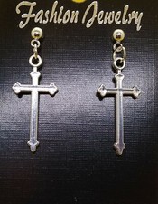 Silver cross stud for sale  HARTLEPOOL