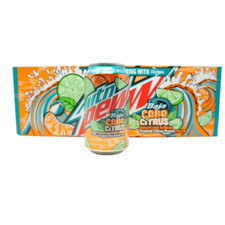 NOVO RARO Mountain Dew Baja Cabo refrigerante cítrico pacote com 12 latas de 12 fl oz MTN ORVALHO NOVO comprar usado  Enviando para Brazil