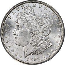 1897 morgan silver for sale  Stow
