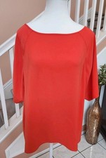Blusa ST. JOHN Coral Boat Neck manga curta tamanho M - L@@K!, usado comprar usado  Enviando para Brazil
