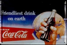 Blechschild coca cola gebraucht kaufen Blechschild coca cola gebraucht kaufen  Weil am Rhein