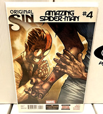 INCRÍVEL HOMEM-ARANHA #4 1º APP SEDA 2014 ALTA QUALIDADE MEGA-CHAVE L@@K!, usado comprar usado  Enviando para Brazil