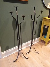 Pair vintage wrought for sale  NEWCASTLE UPON TYNE