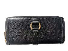 Portefeuille cuir noir d'occasion  Puteaux