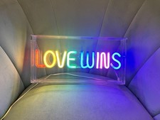 Love wins neon for sale  UK