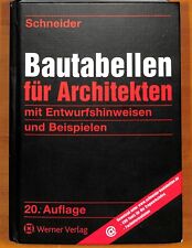 Bautabellen architekten auflag gebraucht kaufen  Obermarchtal