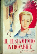 Testamento introvabile. biblio usato  Trento