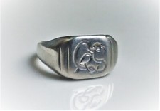 Siegel ring silber gebraucht kaufen  München