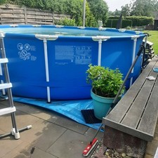 Intex 457x122 komplettset gebraucht kaufen  Rheine