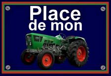 Plaque place tracteur d'occasion  Paris I