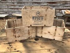 Vintage wooden crates for sale  BARNSTAPLE